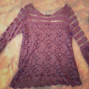Gimmicks by Buckle Purple long sleeve top